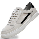 Zapatillas deportivas blancas de malla transpirable de moda para hombre